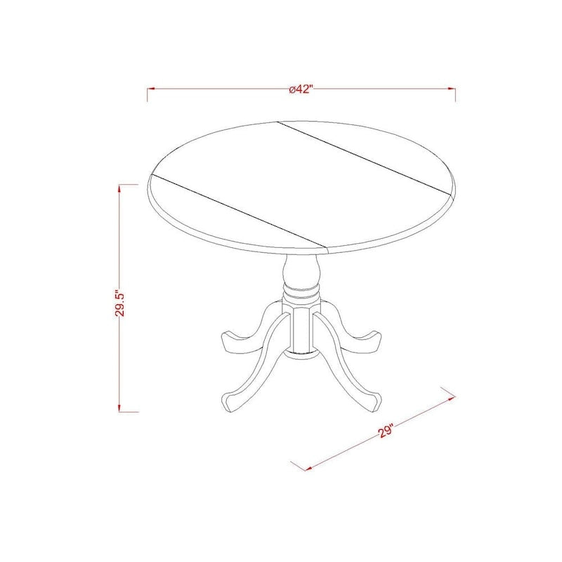 Ensemble table de cuisine - une table à manger ronde et des chaises en tissu de lin bleu, finition brossé noir (option de pièces)