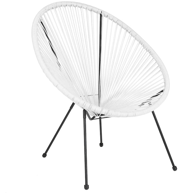 Fauteuil de salon Papasan en rotin/cordon élastique