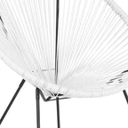 Fauteuil de salon Papasan en rotin/cordon élastique