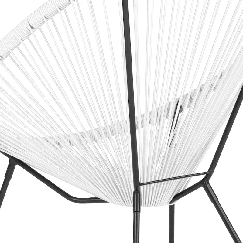 Fauteuil de salon Papasan en rotin/cordon élastique