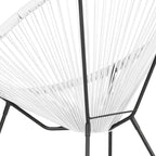 Fauteuil de salon Papasan en rotin/cordon élastique