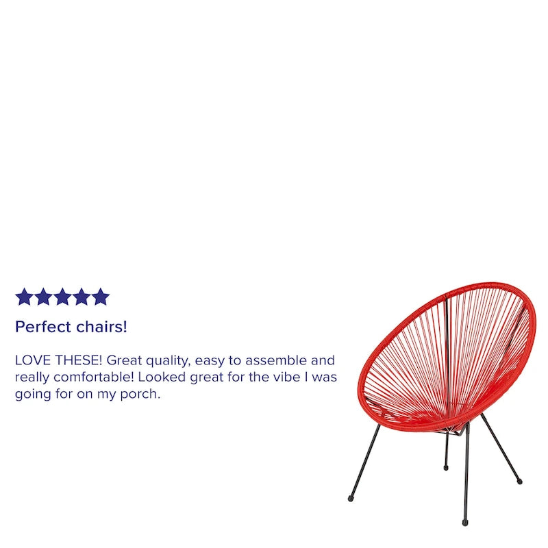 Fauteuil de salon Papasan en rotin/cordon élastique