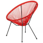 Fauteuil de salon Papasan en rotin/cordon élastique