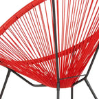 Fauteuil de salon Papasan en rotin/cordon élastique