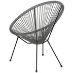 Fauteuil de salon Papasan en rotin/cordon élastique