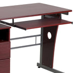 Bureau informatique 3 tiroirs avec tablette clavier