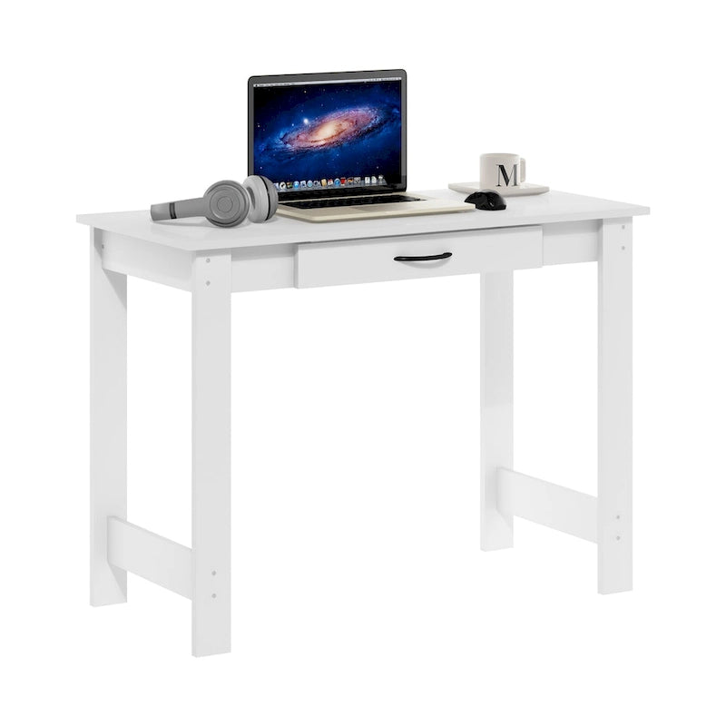 JAYA Bureau avec tiroir, blanc