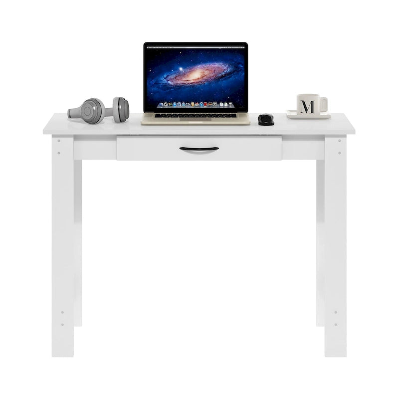JAYA Bureau avec tiroir, blanc