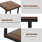 Table de chevet/d'appoint à 3 niveaux avec étagère de rangement pour