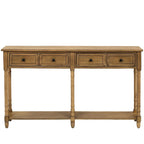 Console de cheminée de ferme avec deux tiroirs de rangement