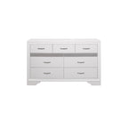 Lit plateforme de rangement Beatrice 4 pièces moderne en similicuir blanc
