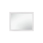 Lit plateforme de rangement Beatrice 4 pièces moderne en similicuir blanc