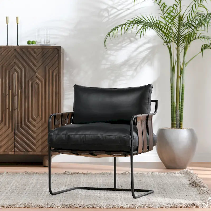Fauteuil d'appoint en cuir Morodo Classic Home