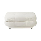 Canapé sectionnel modulaire convertible 146, canapé sectionnel de luxe moderne en forme de U à 6 places avec chaises longues et poufs pour salon
