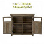 Meuble de rangement 2 portes grand buffet enfilade