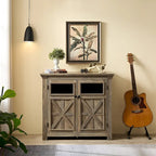 Meuble de rangement 2 portes grand buffet enfilade