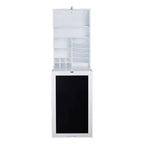 Utopia Alley – Meuble mural de bureau pliable avec tableau, blanc