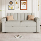 Canapé convertible capitonné avec couchage escamotable