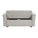 Canapé convertible capitonné avec couchage escamotable