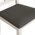 Ensemble de salle à manger rond 5 pièces avec chaises rembourrées