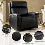 Fauteuil inclinable releveur avec massage, chauffage et ports de charge, par
